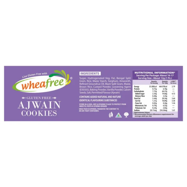 Wheafree  Ajwain Cookies - Image 3