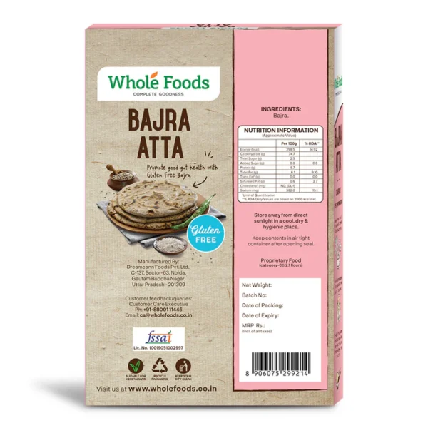 Whole Foods  Bajra Atta - Image 3