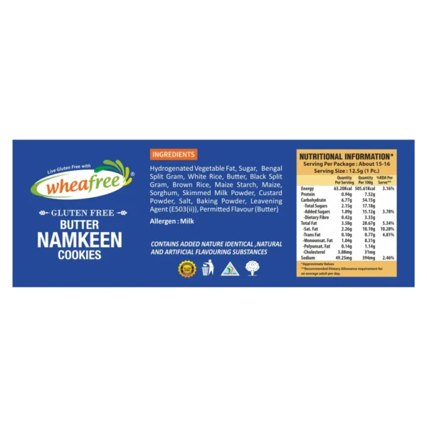 Wheafree  Butter Namkeen Cookies - Image 3