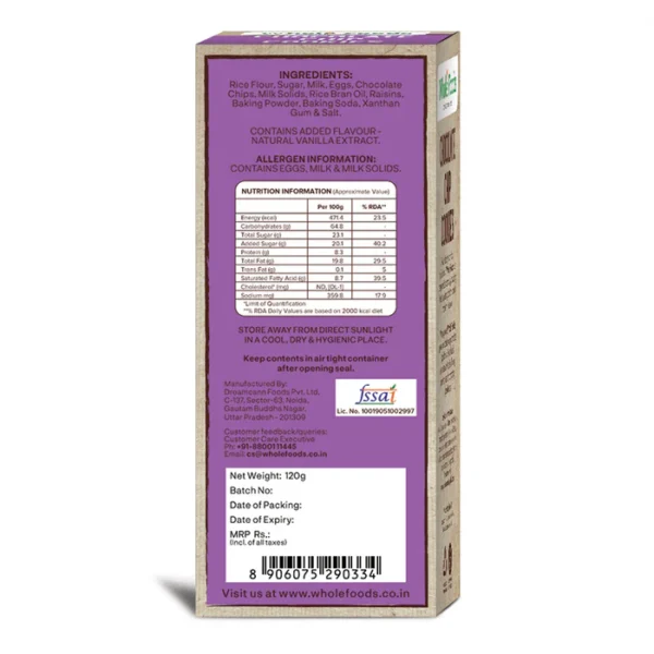 Whole Foods  Chocolate Chip Cookies - Image 2