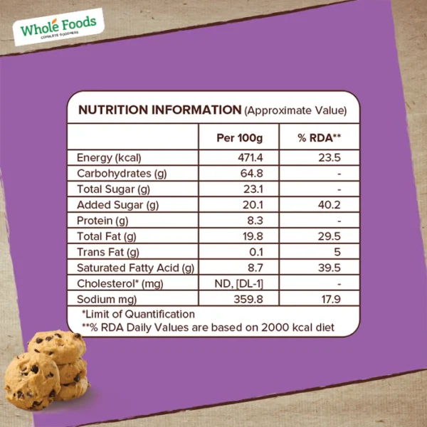 Whole Foods  Chocolate Chip Cookies - Image 3