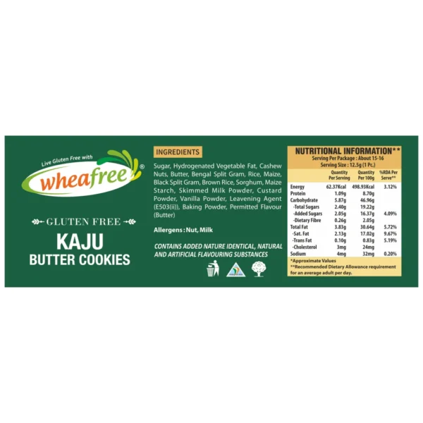 Wheafree  Kaju Butter Cookies - Image 3
