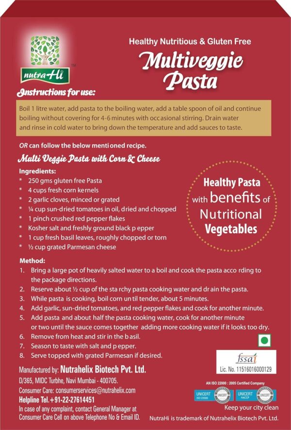 NutraHi  Multiveggie Pasta - Image 2