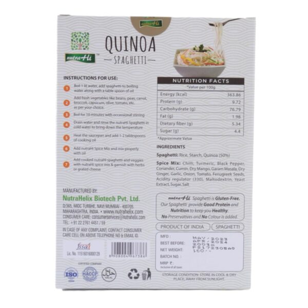 NutraHi  Quinoa Spaghetti - Image 2