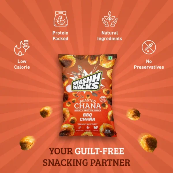 Smashh Snacks Roasted BBQ Channa