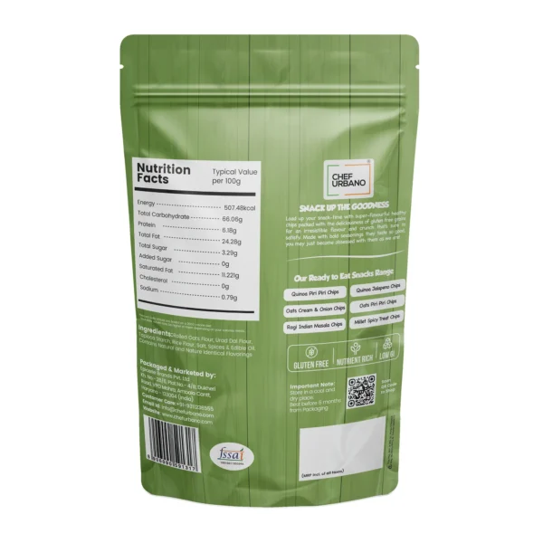 Chef Urbano  Oats Chips Cream & Onion - Image 2