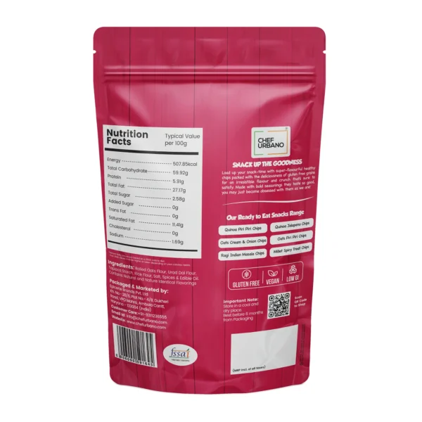 Chef Urbano  Oats Chips Piri Piri - Image 2