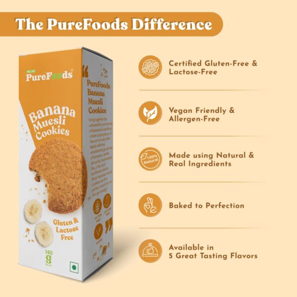 PureFoods Banana Muesli Cookies - Image 4