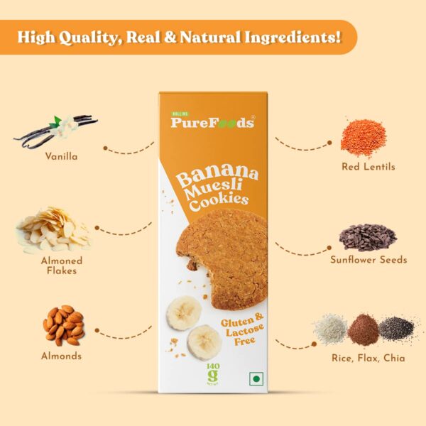 PureFoods Banana Muesli Cookies - Image 5