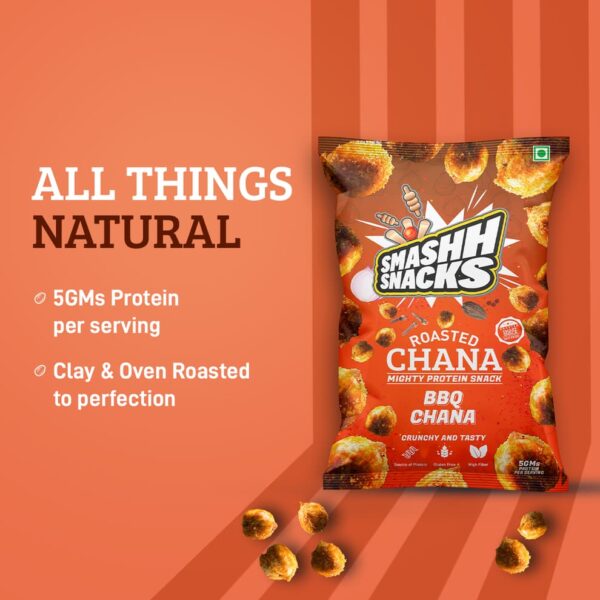 Smashh Snacks Roasted BBQ Channa - Image 3