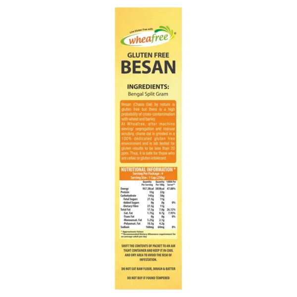 Wheafree Gluten Free Besan Flour - Image 2