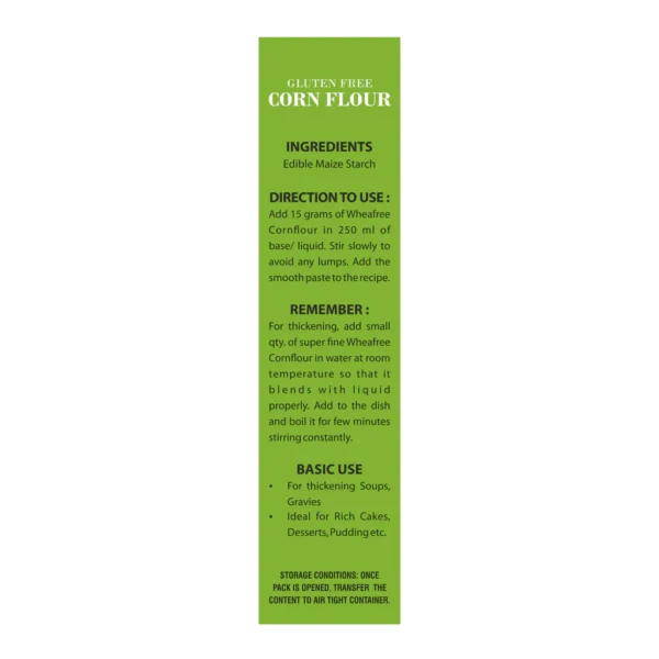 Wheafree Gluten Free Corn Flour - Image 2