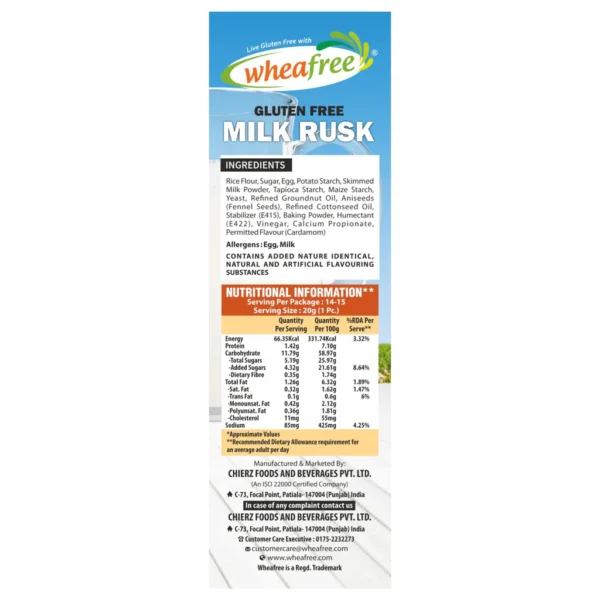 Wheafree  Milk Rusk - Image 3