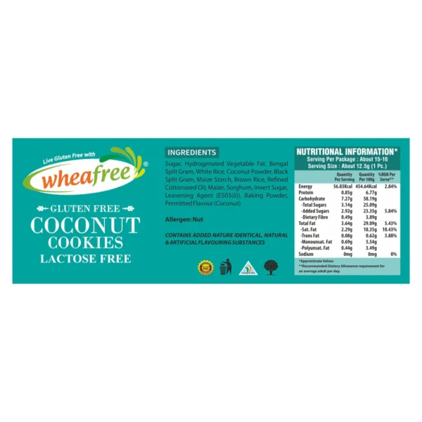 Wheafree  Coconut Cookies - Image 4