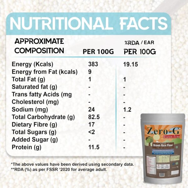 ZERO-G Brown Rice Flour - Image 4