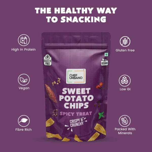 (Chef Urbano)- Sweet Potato Chips-Spicy Treat - Image 4