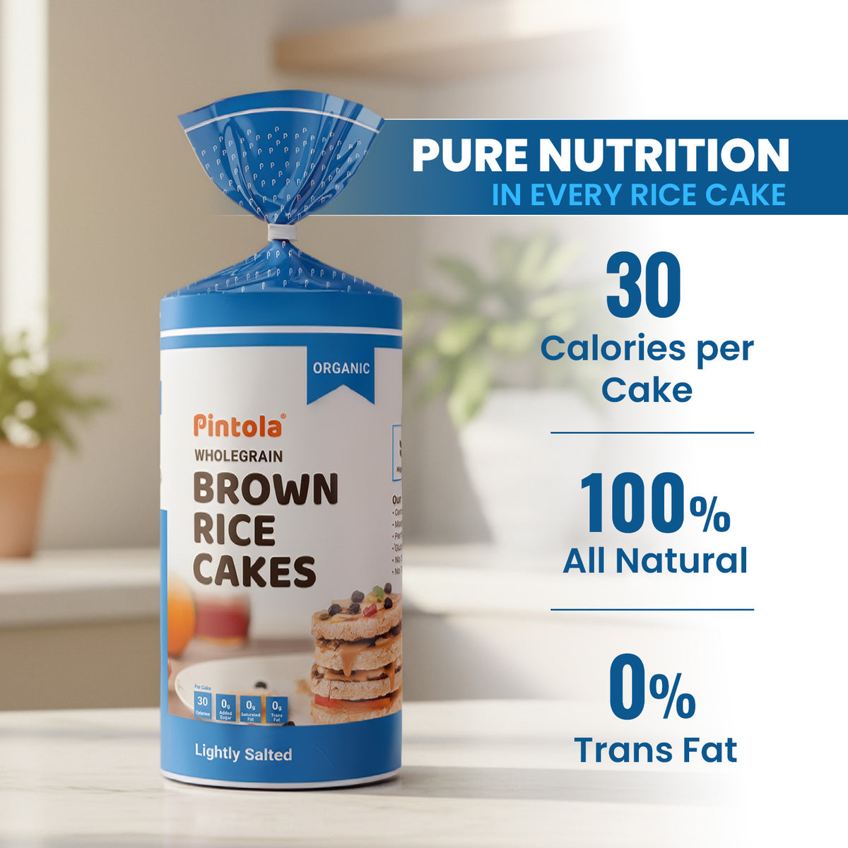 PINTOLA BROWN RICE CAKES PINTOLA BROWN RICE CAKES